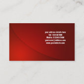 Eenvoudig ontwerp-Visitekaartje Visitekaartje (Achterkant)