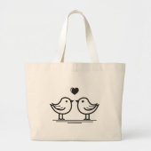 Eenvoudig ontwerp voor canvas tas, handig grote tote bag (Voorkant)