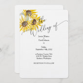 Eenvoudig ontwerp voor een uitnodiging voor een zo (Voorkant / Achterkant)