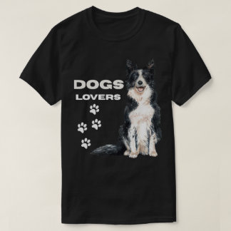 eenvoudig ontwerp voor hondenliefhebbers  t-shirt