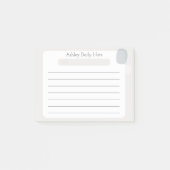 Eenvoudig ontwerp voor snelnotities post-it® notes (Voorkant)