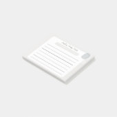 Eenvoudig ontwerp voor snelnotities post-it® notes (Schuin)