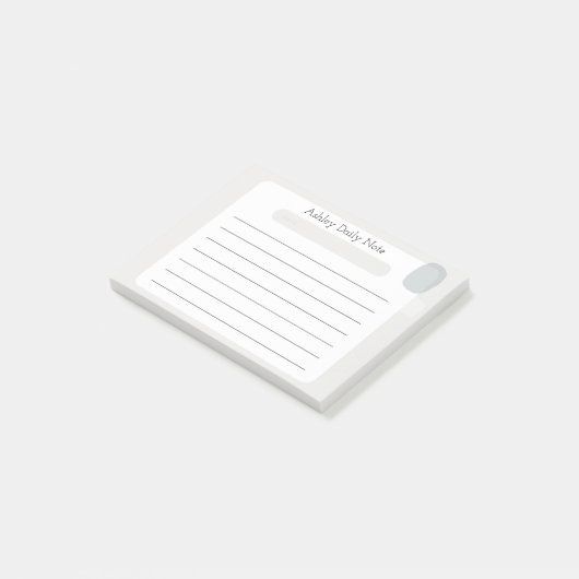 Eenvoudig ontwerp voor snelnotities post-it® notes (Schuin)