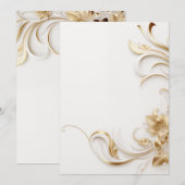 Eenvoudig ontwerp voor uitnodiging  (Voorkant / Achterkant)