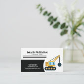 Eenvoudig ontwerp voor zwart-witwbakken visitekaartje (Staand voorkant)