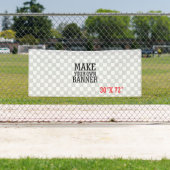 Eenvoudig ontwerpen en uw eigen beeldscherm één st spandoek (Insitu)