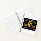 Eenvoudig ontworpen 1e Cavalry Division Gift Notitieboek (Binnen)