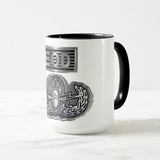 Eenvoudig ontworpen eersteklas EOD Mok (Voorkant rechts)