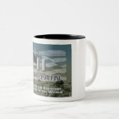 Eenvoudig ontworpen herdenkingscommandant tweekleurige koffiemok (Voorkant rechts)