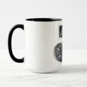 Eenvoudig ontworpen herdenkingsEOD Mok (Links)