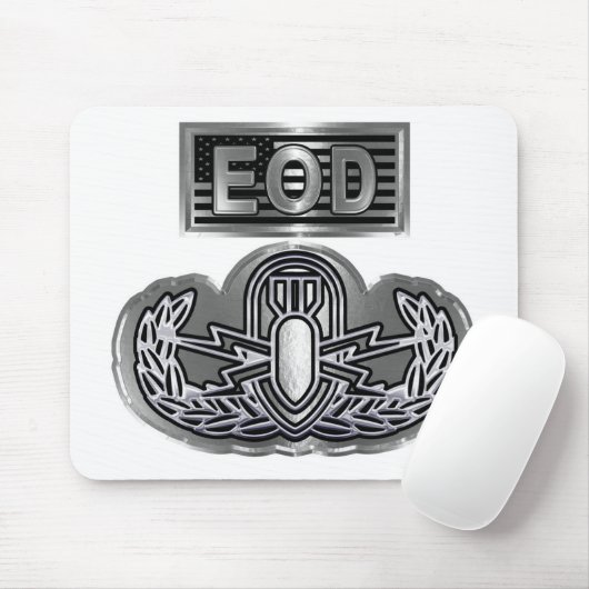 Eenvoudig ontworpen herdenkingsEOD Muismat (Met muis)