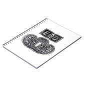 Eenvoudig ontworpen herdenkingsEOD Notitieboek (Linkerzijde)