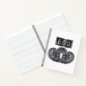 Eenvoudig ontworpen herdenkingsEOD Notitieboek (Binnen)