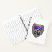 Eenvoudig ontworpen paratrooper notitieboek (Binnen)