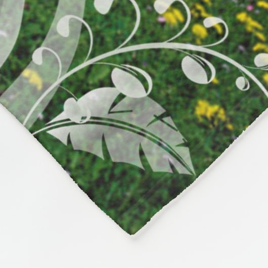 Eenvoudig ontworpen Surreal Peace and Love Art Fleece Deken (Hoek)