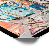 Eenvoudig oog-Poster Poster (Hoek)