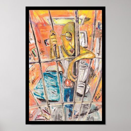 Eenvoudig oog-Poster Poster (Voorkant)