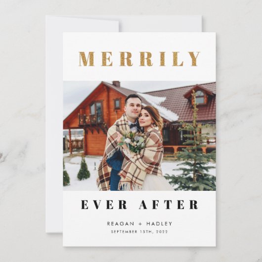 Eenvoudig ooit na aankondiging van de bruiloft fot (Voorkant)