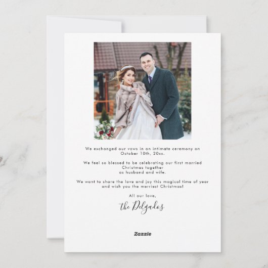 Eenvoudig ooit na aankondiging van de bruiloft fot (Achterkant)