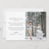 Eenvoudig ooit na aankondiging van het huwelijk (Achterkant)