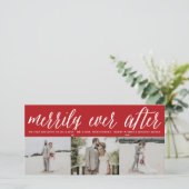 Eenvoudig ooit na Eenvoudig Manuscript 3 de Berich Feestdagenkaart (Staand voorkant)