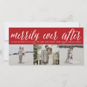 Eenvoudig ooit na Eenvoudig Manuscript 3 de Berich Feestdagenkaart (Voorkant)