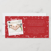 Eenvoudig ooit na Eenvoudig Manuscript 3 de Berich Feestdagenkaart (Achterkant)