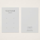 Eenvoudig oorscherm visitekaartje (Voorkant /achterkant)