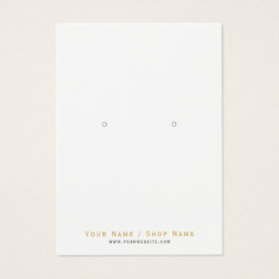 Eenvoudig oorscherm visitekaartje