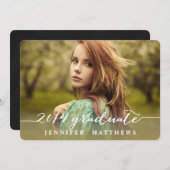 Eenvoudig | Oproep van de GraduPartij Kaart (Voorkant / Achterkant)