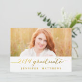 eenvoudig | Oproep van de GraduPartij Kaart (Staand voorkant)