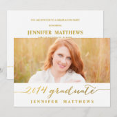 eenvoudig | Oproep van de GraduPartij Kaart (Voorkant / Achterkant)