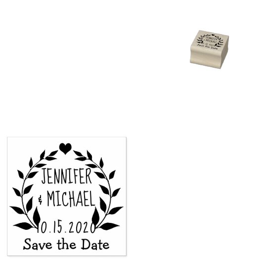 Eenvoudig opslaan datumstempel rubberstempel (Gestempeld)