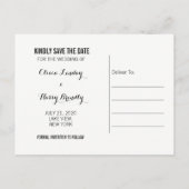 Eenvoudig opslaan van de datum foto Briefkaart (Achterkant)