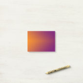 Eenvoudig Oranje naar Paars Post-it® Notes (Op bureau)