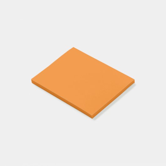 Eenvoudig Oranje Post-it® Notes (Schuin)
