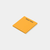 Eenvoudig Oranje Post-it® Notes (Schuin)