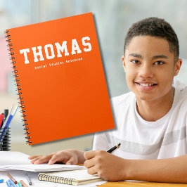 Eenvoudig Oranje, speciaal op school gericht onder Notitieboek