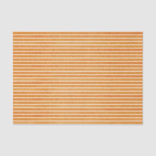 Eenvoudig Oranje strips-papier Tissuepapier (Voorkant)