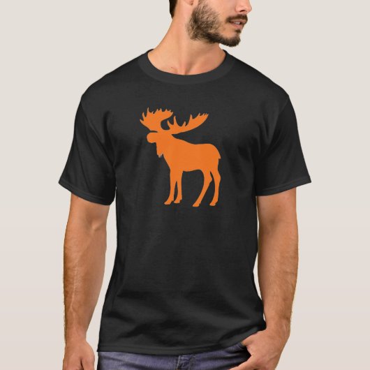 Eenvoudig oranje symbool t-shirt (Voorkant)