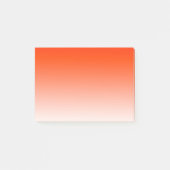 Eenvoudig Oranje tot wit Post-it® Notes (Voorkant)