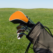 Eenvoudig Oranje, vaste kleuren aanpassen het Golfheadcover (Insitu)