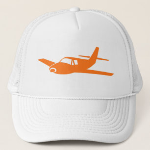 Eenvoudig oranje wit pet