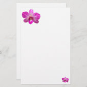 Eenvoudig Orchid Stationery Briefpapier (Voorkant / Achterkant)