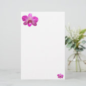Eenvoudig Orchid Stationery Briefpapier (Staand voorkant)