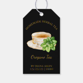 Eenvoudig Oregano Tea Hang Label Cadeaulabel