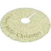 Eenvoudig organisch groen kerstfeest kerstboom rok (Gekanteld)