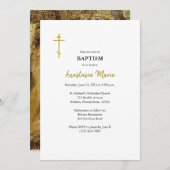 Eenvoudig Orthodox Christelijk met Iconendoop Kaart (Voorkant / Achterkant)