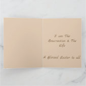 Eenvoudig orthodox Pasen Wenskaart Kaart (Binnen)