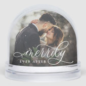 Eenvoudig ouder | Weddenfoto Sneeuwbol (Voorkant)